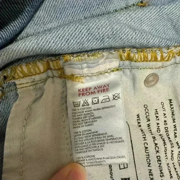 BDG Jessye denim jeans by Urban Outfitters size W26 and L32 100% cotton - Picture 12 of 16